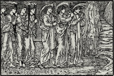 Kulkue mäelle tekijältä Edward Coley (after) Burne Jones