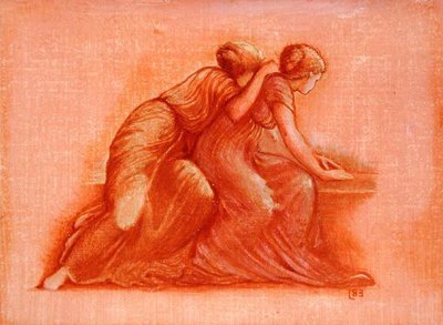 Figuurit parvekkeella tekijältä Edward Coley Burne Jones