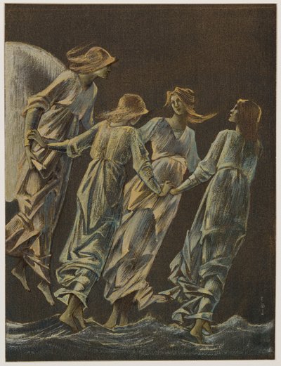 Kuun nymfit tekijältä Edward Coley Burne-Jones