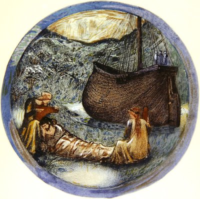 Kukkakirja: XXXV. Meadow Sweet tekijältä Edward Coley Burne Jones