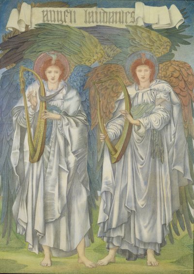 Huonekalut ja erilaiset esineet 1100- ja 1300-luvuilta tekijältä Edward Burne Jones