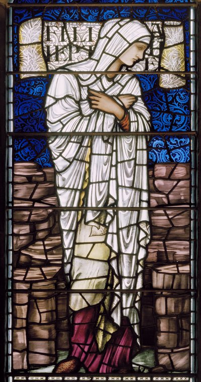 Edinburgh, St Giles Cathedral, Morris & Co., Edward Burne-Jones, Jepthas Daughter, 1886 tekijältä Edward Burne Jones