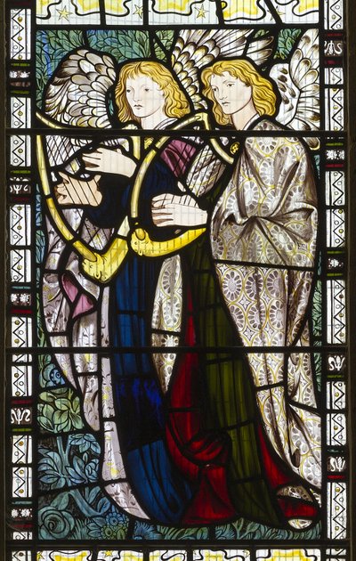 Musiikkienkelit, 1865 tekijältä Edward Burne Jones