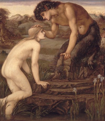 Pan and Psyche, 1870-luku tekijältä Edward Burne Jones