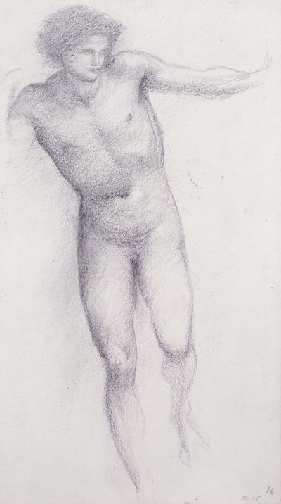 Perseus - Rock of Doom (liitu paperille) tekijältä Edward Burne Jones