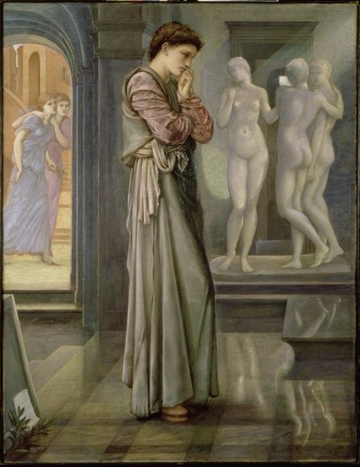 Pygmalion ja kuva: Sydänhalut, 1868 tekijältä Edward Burne Jones