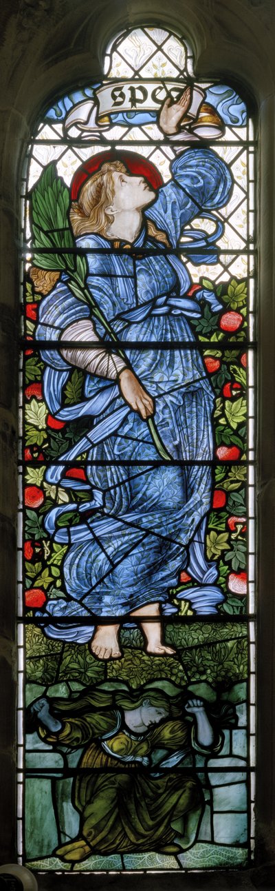 Rochdale, St Chad, Morris & Co., Edward Burne-Jones, Hope, 1873 tekijältä Edward Burne Jones