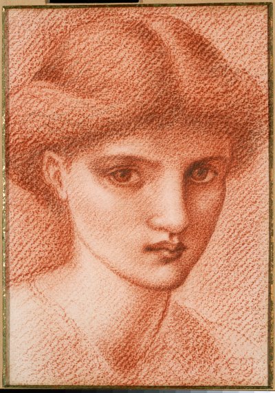 Tutkimus tytön päästä tekijältä Edward Burne Jones