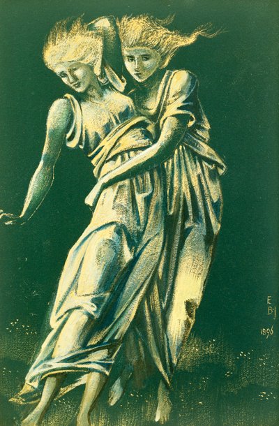 Tutkimus tanssivista hahmoista syleilemällä: Malli metallille tekijältä Edward Burne Jones