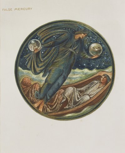 Kukkakirja: XXXVI. False Mercury, 1905 (litho guassipaperilla) tekijältä Edward Burne Jones