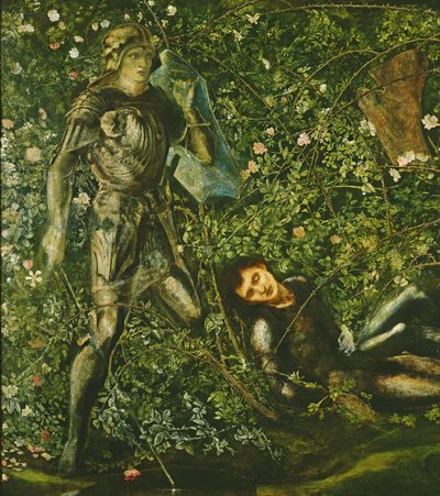 Ritarit ja Briar Rose, 1869 tekijältä Edward Burne Jones
