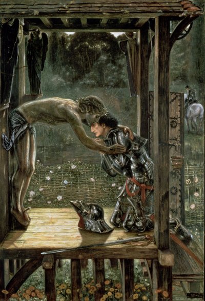 Armollinen ritari, 1863 tekijältä Edward Burne Jones
