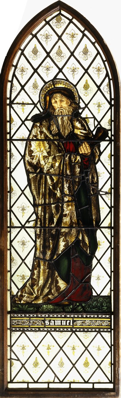 Profeetta Samuel, Morris & Co, 1868 tekijältä Edward Burne Jones
