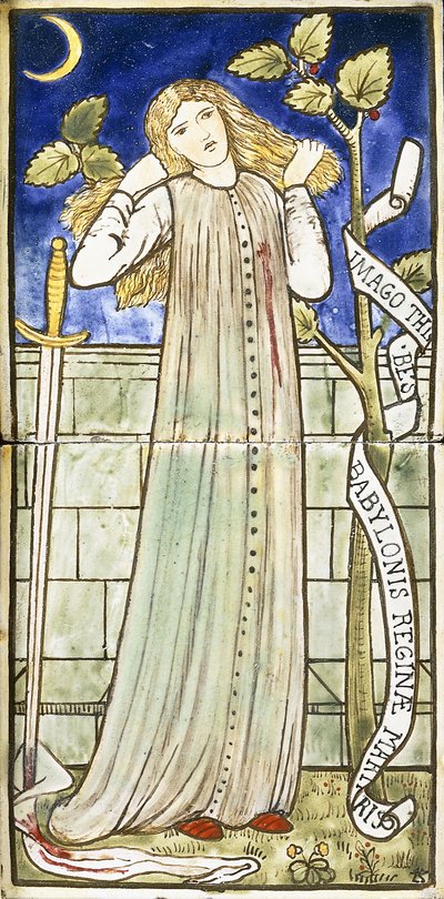Thisbe", 1861-62 tekijältä Edward Burne Jones