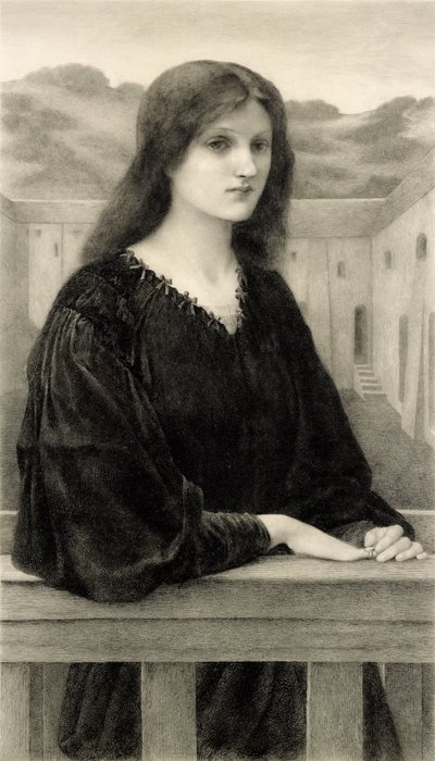 Huonekalut ja erilaiset esineet 1100- ja 1300-luvuilta tekijältä Edward Coley after Burne Jones
