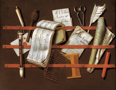 Kirjehylly, noin 1698 tekijältä Edward Collier