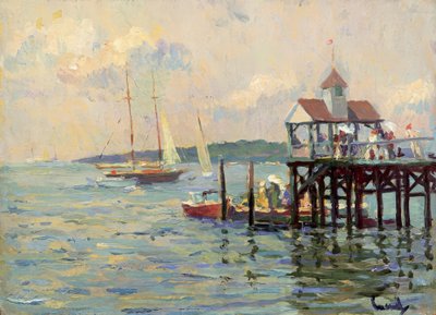 Laituri järvellä tekijältä Edward Cucuel