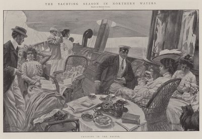 Purjehduskausi pohjoisilla vesillä (litografia) tekijältä Edward Cucuel