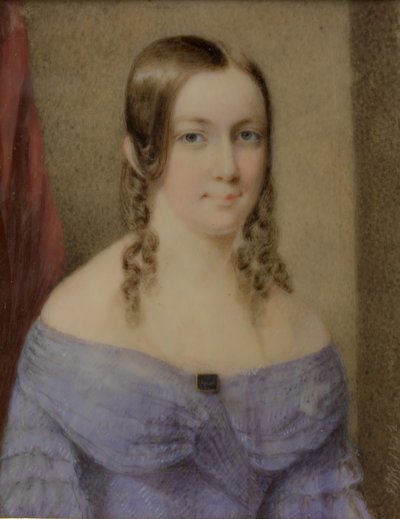 Naisen muotokuva, 1842. tekijältä Edward Dalton Marchant