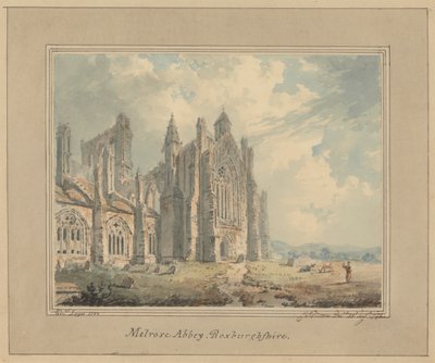 Melrose Abbey, Roxburghshire tekijältä Edward Dayes