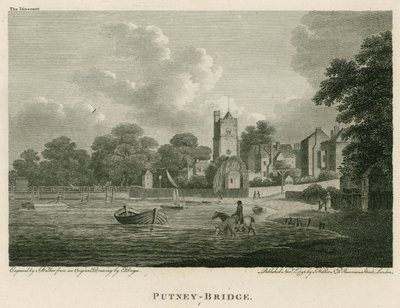 Putney Bridge, Lontoo tekijältä Edward Dayes