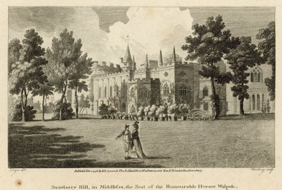 Strawberry Hill, Twickenham, Lontoo, Honorable Horace Walpolen kotipaikka tekijältä Edward Dayes