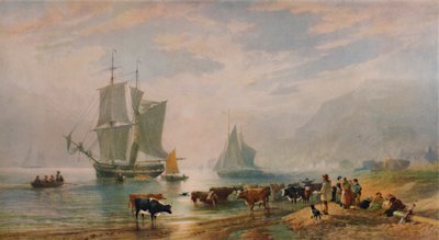 Kesäilta: maihinnousukarja, 1858, 1935 tekijältä Edward Duncan