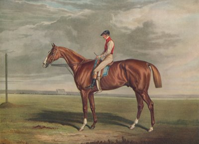 "Velocipede, St. Legerin voittaja, 1828", c1828, 1929 tekijältä Edward Duncan
