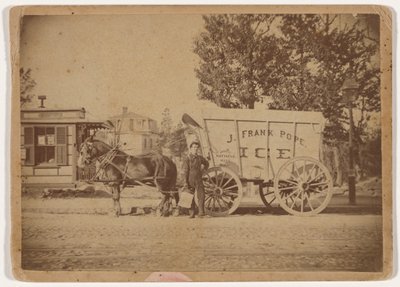 J. Frank Pope Ice Wagon,c. 1885 (kuva) tekijältä Edward Edwards