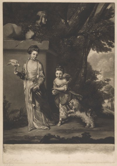 Ladies Amabel ja Mary Jemina Yorke tekijältä Edward Fisher