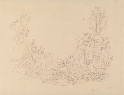 Suunnitelmat Beethovenin teosten kuvituksiin tekijältä Edward Francis Burney
