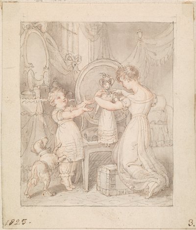 Kuvitus: Uusi nukke: Untitled tekijältä Edward Francis Burney
