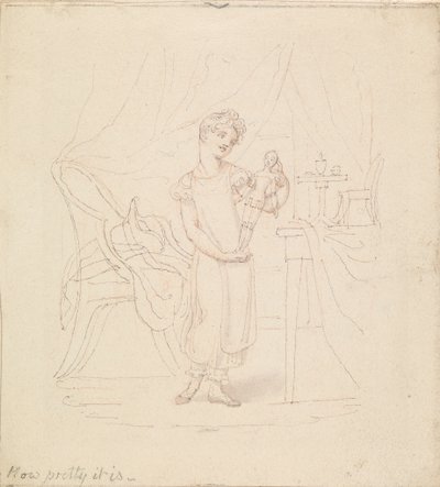 Ilustração para The New Doll: How Pretty it Isfinnish tekijältä Edward Francis Burney