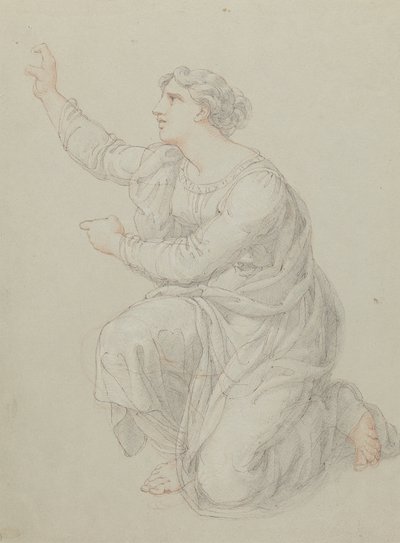 Tutkimus Priscillan polvistuvasta hahmosta tekijältä Edward Francis Burney