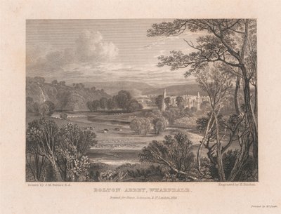 Bolton Abbey, Wharfdale tekijältä Edward Francis Finden