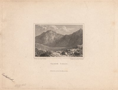 Cader idris tekijältä Edward Francis Finden