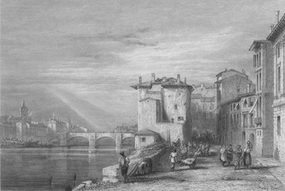 Verona, 1832. tekijältä Edward Francis Finden