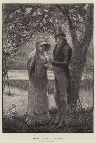 Hänen ensimmäinen tarjouksensa tekijältä Edward Frederick Brewtnall
