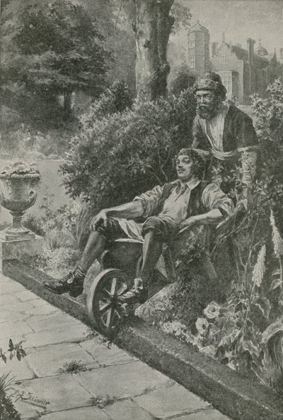 Pietari Suuri lähtee pienelle ajelulle (litografia) tekijältä Edward Frederick Skinner
