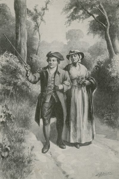 Harvinainen Kate Blake ja hänen William (litografia) tekijältä Edward Frederick Skinner