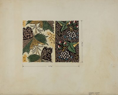Piece of Calico, c. 1936. tekijältä Edward Grant