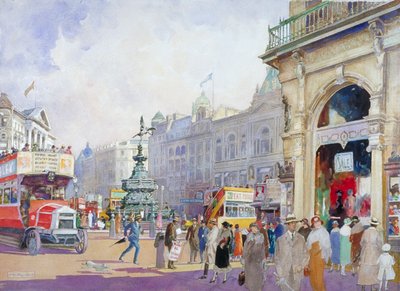 Piccadilly Circus, 1920 tekijältä Edward Harry Handley Read