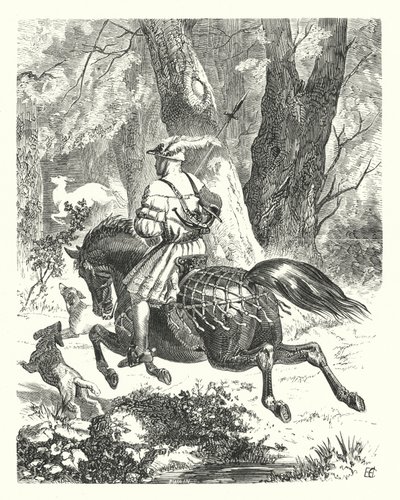 Vanha balladi uudelleen kirjoitettu (kaiverrus) tekijältä Edward Henry (after) Corbould
