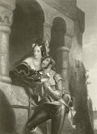 Hyvää yötä (kaiverrus) tekijältä Edward Henry (after) Corbould