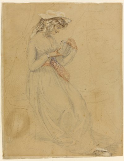 Kuvitus George Washington Jonesille: Joululahja, joka meni kerjäämään, 1903 (hiili, pesu ja kiinalainen valkoinen paperille) tekijältä Edward Henry Potthast