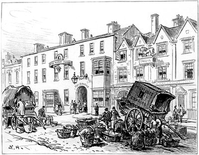 The Red House Hotel, Stratford-upon-Avon, Warwickshire, 1885. tekijältä Edward Hull