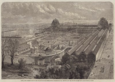 Näkymä vuoden 1862 kansainvälisen näyttelyn rakennuksen nykytilasta? tekijältä Edward Hull