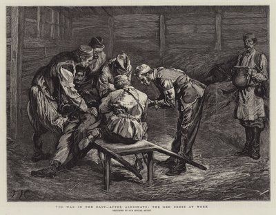 Sota idässä, Alexinatzin jälkeen, Punainen Risti työssä tekijältä Edward John Gregory