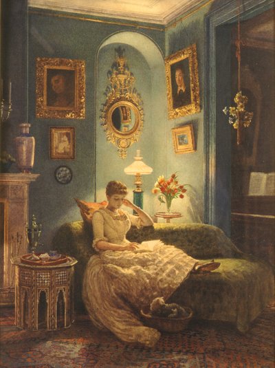 Ilta kotona, 1888 tekijältä Edward John Poynter