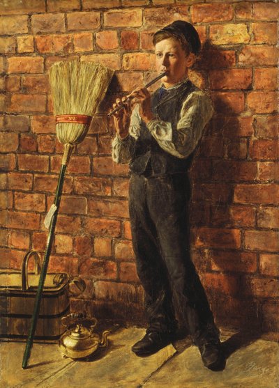 Musiikki versus työ, 1864 tekijältä Edward Joseph Worrall